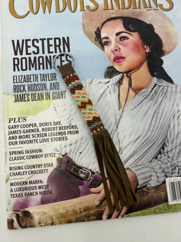 “Pendelton” Beaded Keychain