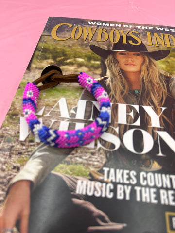 “Cowgirl Tough” Beaded Bracelet