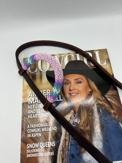 “Pink Pony” Beaded Headstall