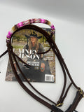“Cowgirl Barbie” Beaded Browband Headstall