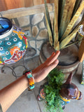 “Cowboys & Indians" Beaded Bracelet