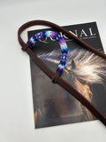 “Purple Roan” Beaded Headstall