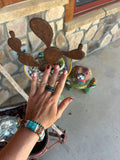 “Cowboys & Indians" Beaded Bracelet