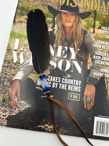 “Cowgirl” African Grey Feather