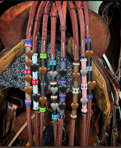 Over&under 3 rows of beadwork