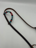 “Turquoise Pony” Beaded Headstall