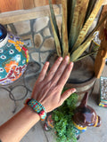 “Cowboys & Indians" Beaded Bracelet