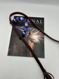 “Purple Roan” Beaded Headstall