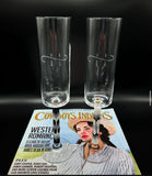 “Custom Pair” Beaded Champagne Glasses